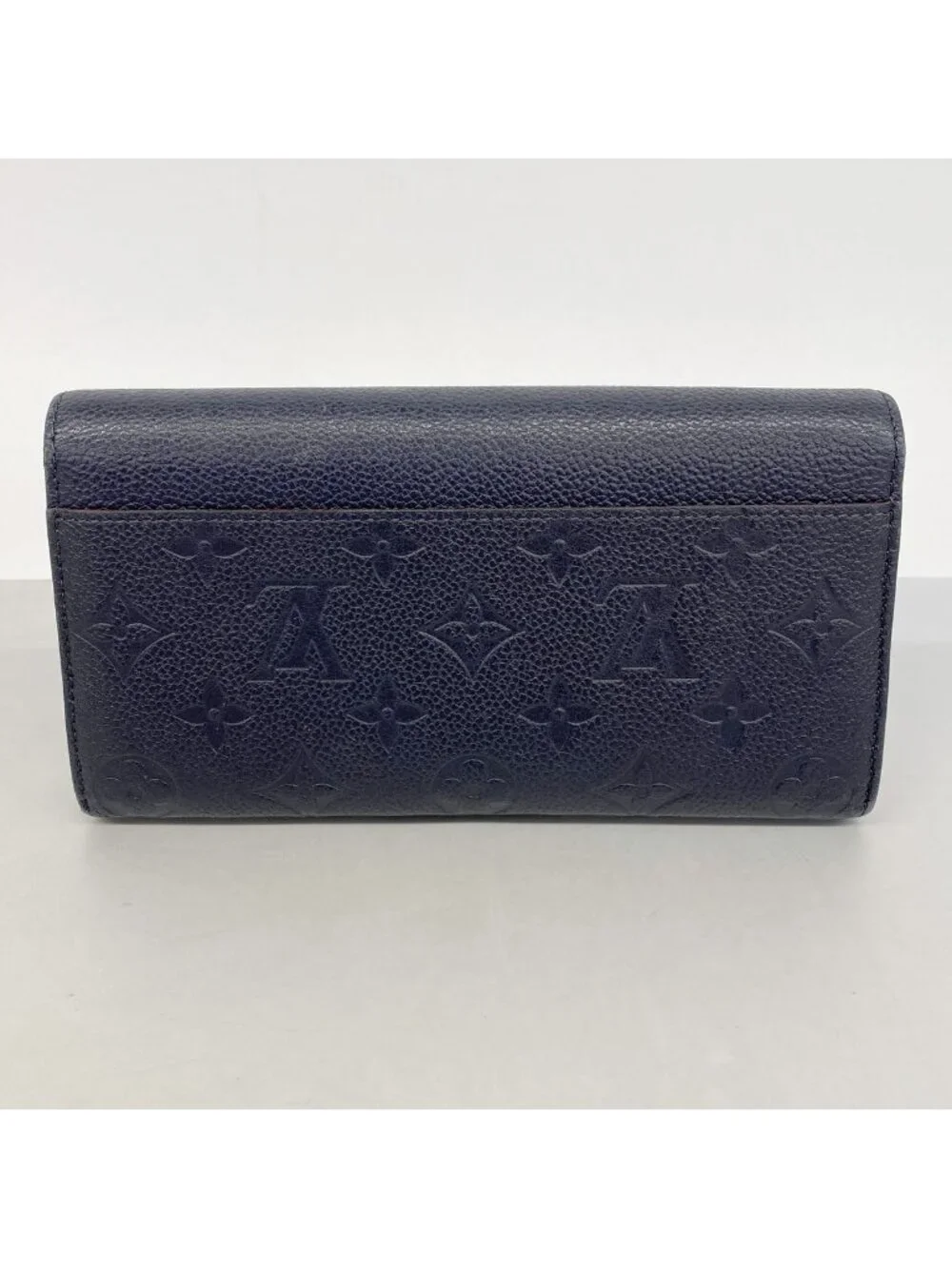 Louis Vuitton Wallet Monogram Empreinte Portefeuille Sarah Marine Rouge